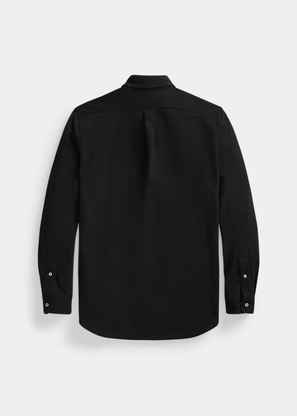 Camisa Polo Ralph Lauren Hombre Negros - Featherweight Mesh - UPHBC9620